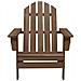 Sedia Adirondack Con Tavolo Abete Massello Marrone - Foto miniatura 6