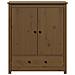 Credenza Miele 83x41,5x100 Cm In Legno Massello Di Pino - Foto miniatura 3