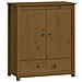 Credenza Miele 83x41,5x100 Cm In Legno Massello Di Pino - Foto miniatura 1