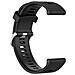 Cinturino Per Orologio Garmin Forerunner 245 Silicone Black 20 Mm - Foto miniatura 1