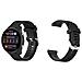 Cinturino Per Orologio Garmin Forerunner 245 Silicone Black 20 Mm - Foto miniatura 3