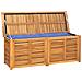 Contenitore Giardino con Borsa 150x50x55 cm Legno Massello Teak - Foto miniatura 6
