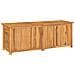 Contenitore Giardino con Borsa 150x50x55 cm Legno Massello Teak - Foto miniatura 7