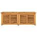 Contenitore Giardino con Borsa 150x50x55 cm Legno Massello Teak - Foto miniatura 8