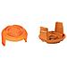 Confezione Da 6 Bobine Di Ricambio Wa0010 Per Decespugliatore Con Cappuccio Per Worx Weed Eater Arancia - Foto miniatura 4