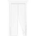 Zanzariera Magnetica Per Porta Ingresso E Finestre Anti Insetti Zanzare Protezione Cimici Mosche Si Chiude Da Sola 90x210 Bianco - Foto miniatura 6