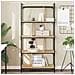 Libreria Rovere Sonoma 5 Ripiani 76x32x158 Cm Legno Multistrato - Foto miniatura 1