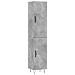 Credenza Grigio Cemento 34,5x34x180 Cm In Legno Multistrato - Foto miniatura 2