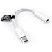 Adattatore Audio Type-c Adapter Da Jack 3,5mm A Usb-c Bulk Per Auricolari Smartphone E Tablet - Foto miniatura 3