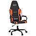 Sedia Da Gaming Nero E Arancione In Similpelle - Foto miniatura 5