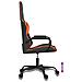 Sedia Da Gaming Nero E Arancione In Similpelle - Foto miniatura 6