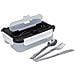 Lunch Box With Cutlery 1 Litre Black - Foto miniatura 1