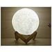 Luce Notturna Per Bambini Modello Viaggio Sulla Luna, Bianco / Blu - Foto miniatura 2