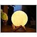 Luce Notturna Per Bambini Modello Viaggio Sulla Luna, Bianco / Blu - Foto miniatura 3