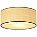 Lampada A Soffitto Aston - Nero, Marrone - Acciaio Verniciato A Polvere, Tessuto - 50x20x50 Cm - Foto miniatura 1