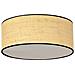 Lampada A Soffitto Aston - Nero, Marrone - Acciaio Verniciato A Polvere, Tessuto - 50x20x50 Cm - Foto miniatura 2