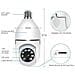 Telecamera Ip Led Lampadina E27 Wifi Smart Cam Videosorveglianza Controllo App - Foto miniatura 6