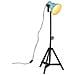 Lampada Da Terra 25 W Blu Anticato 35x35x65/95 Cm E27 - Foto miniatura 1