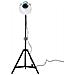 Lampada Da Terra 25 W Blu Anticato 35x35x65/95 Cm E27 - Foto miniatura 3