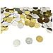 Glitter Confetti, Coriandoli Rotondi Con Paillettes Da 8 Mm Silver+gold  30g - Foto miniatura 3