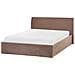 Letto Contenitore Bouclé Orbey 140 X 200 Cm Marrone - Foto miniatura 3