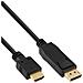 B-17183 cavo e adattatore video 3 m DisplayPort HDMI Nero - Foto miniatura 1