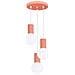 Sollux Lighting Lampada A Sospensione Halo 3p Pesca Sl.1755 - Moderno Lampada A Sospensione Pesca 125x25x25 Cm - Foto miniatura 1