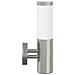 Luce da Parete Esterna con Sensore Argento Acciaio Inossidabile IP44 - Foto miniatura 5