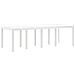 Tavolo da Giardino  Bianco 250x100x73 cm Poly Rattan, Tavolo da Giardino  Bianco 100x100x73 cm Poly Rattan, Tavolo da Giardino  Bianco 150x100x73 cm Poly Rattan - Foto miniatura 5