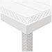 Tavolo da Giardino  Bianco 250x100x73 cm Poly Rattan, Tavolo da Giardino  Bianco 100x100x73 cm Poly Rattan, Tavolo da Giardino  Bianco 150x100x73 cm Poly Rattan - Foto miniatura 7