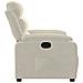 Poltrona Reclinabile Crema in Velluto - Foto miniatura 7