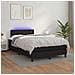 Letto a Molle con Materasso e LED Nero 120x190 cm in Similpelle - Foto miniatura 5
