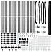 Recinzione Esagonale  Grigio 1.6x50 m Acciaio, Paletti per Recinzione  con Punta 13 pz Ø32 mm 180 cm Acciaio Zincato - Foto miniatura 2
