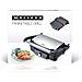 Grill Per Panini Da 1600w Con Impugnatura A Contatto Con Il Freddo E Manopola Regolabile, Nero / Argento - Foto miniatura 5