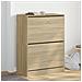 Scarpiera 2 Cassetti Ribaltabili Rovere Sonoma 80x42x108 cm - Foto miniatura 2