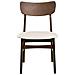 Set Di 2 Sedie Da Pranzo Anoka Legno Marrone Scuro /beige - Foto miniatura 4