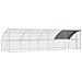 Gabbia per polli Argento 800 x 200 x 198.5 cm Acciaio zincato - Foto miniatura 1