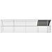 Gabbia per polli Argento 800 x 200 x 198.5 cm Acciaio zincato - Foto miniatura 3