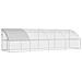 Gabbia per polli Argento 800 x 200 x 198.5 cm Acciaio zincato - Foto miniatura 5
