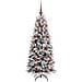 Albero di Natale artificiale con 150 LED Bianco 120 cm - Foto miniatura 4