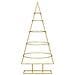 Albero di Natale in metallo con supporto Oro 90 cm - Foto miniatura 5