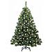 Albero di Natale artificiale con 150 LED Verde 120 cm PE e PVC - Foto miniatura 3