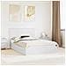 Letto con Contenitore Bianco 140 x 200 cm Legno multistrato - Foto miniatura 2