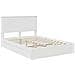 Letto con Contenitore Bianco 140 x 200 cm Legno multistrato - Foto miniatura 4