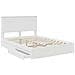 Letto con Contenitore Bianco 140 x 200 cm Legno multistrato - Foto miniatura 5