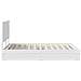 Letto con Contenitore Bianco 140 x 200 cm Legno multistrato - Foto miniatura 9