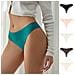 Set Di 6 Perizomi Vita Bassa Da Donna - Intimo Multipack Senza Cuciture  Xxl - Foto miniatura 3