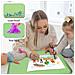 Tappetino Pieghevole In Silicone Per Pittura - Lavabile E Portatile Green - Foto miniatura 3