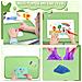 Tappetino Pieghevole In Silicone Per Pittura - Lavabile E Portatile Green - Foto miniatura 6