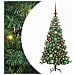 Albero di Natale con 150 LED con supporto Verde 120 cm PVC - Foto miniatura 1